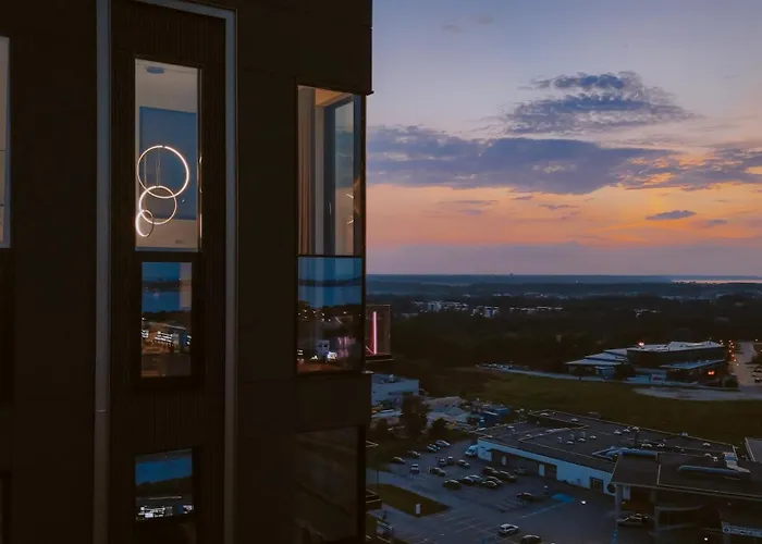 Apartmán Elegant Seaview Penthouse 3br Ensuite Luxury Retreat With Sauna And Free Parking Tallinn